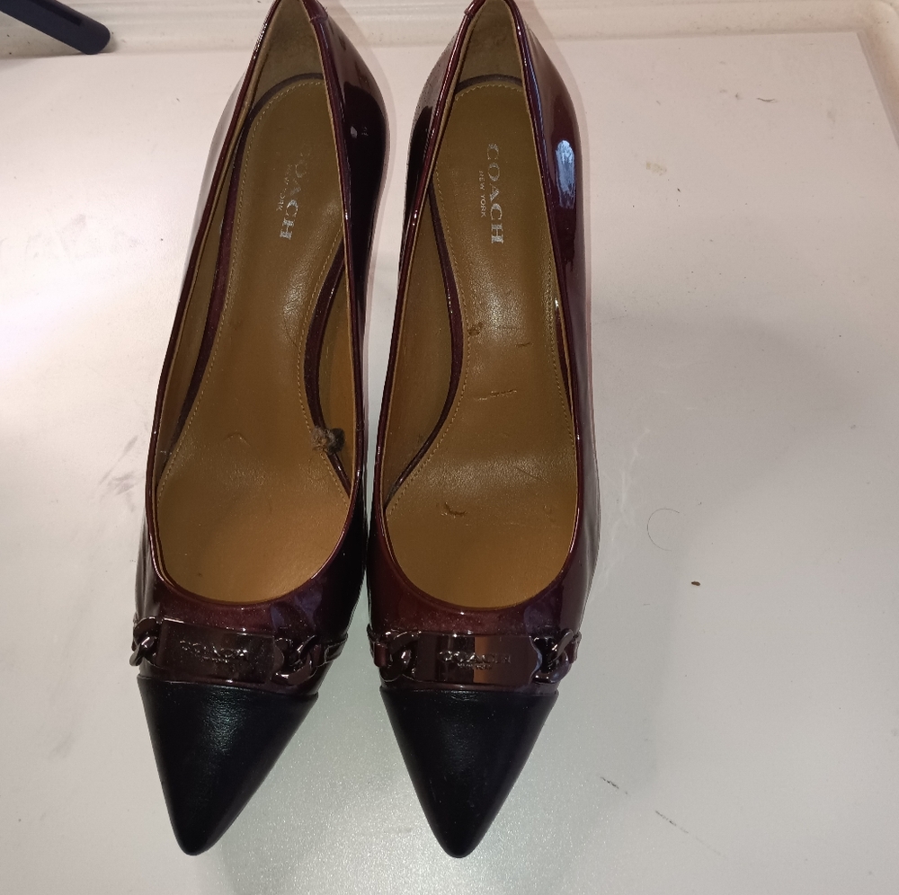 Coach Bowery heel size 8.5